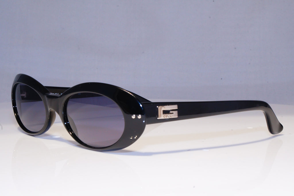 GUCCI Womens Vintage 1990 Designer Sunglasses Black Oval GG 2413 807 20119