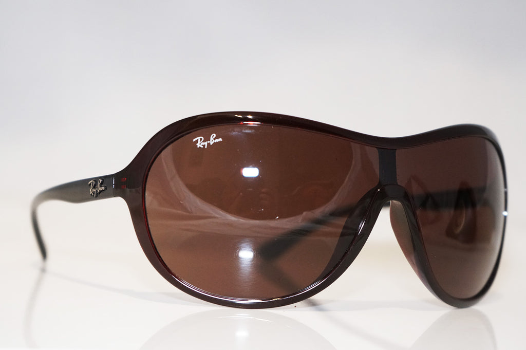 RAY-BAN Womens Designer Sunglasses Brown Shield RB 4096 660/73 16782