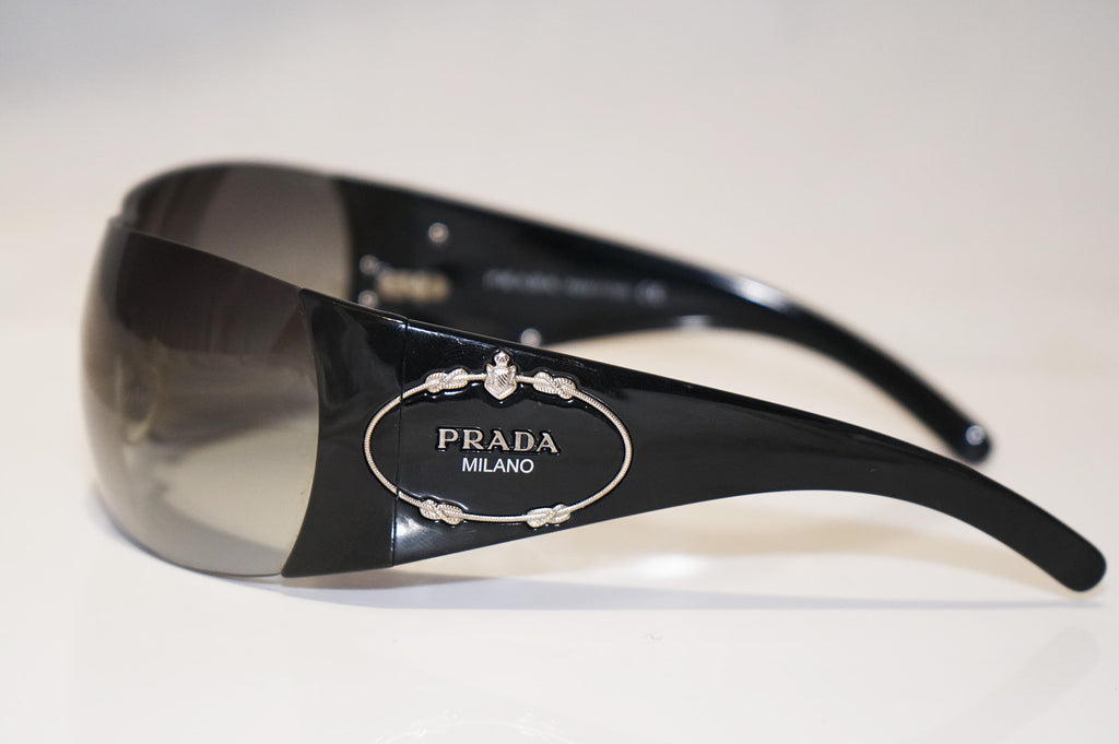 PRADA Mens Designer Sunglasses Grey Wrap SPS 02H 4AB-4M1  16914