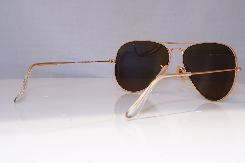 RAY-BAN Mens Mirror Sunglasses Gold Pilot AVIATOR GREEN RB 3025 112/19 21148