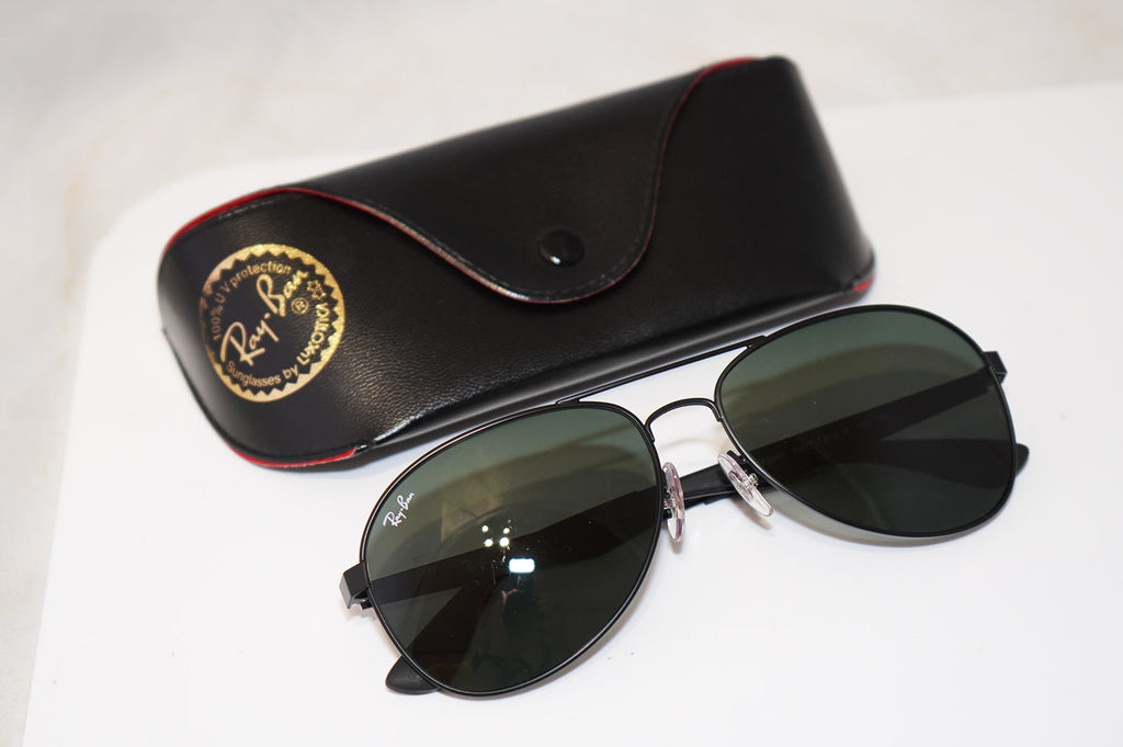 RAY-BAN Mens Designer Sunglasses Black Aviator RB 3549 006/71 16946