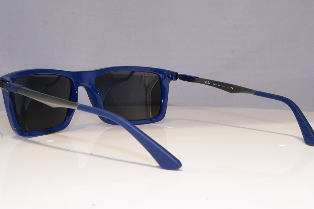 RAY-BAN Mens Mirror Designer Sunglasses Blue Rectangle RB 4214 6129/6G 19888