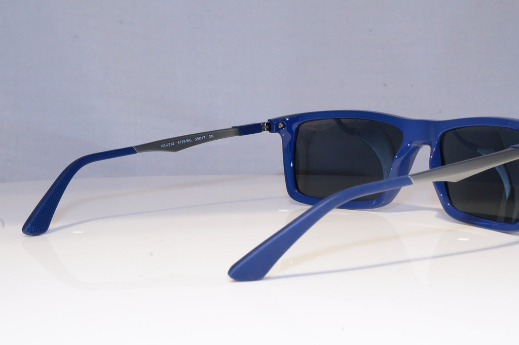 RAY-BAN Mens Mirror Designer Sunglasses Blue Rectangle RB 4214 6129/6G 19888