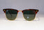 RAY-BAN Mens Womens Designer Sunglasses Brown Clubmaster RB 3016 W0366 21155