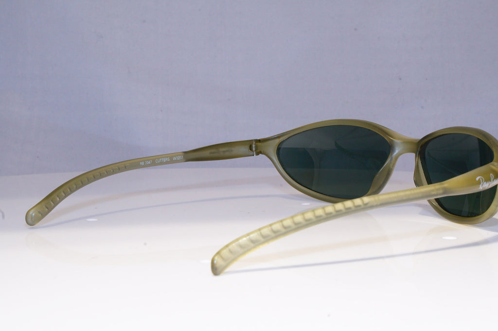 RAY-BAN Mens Vintage 1990 Designer Sunglasses Green CUTTERS RB 2047 W3257 19875