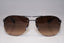 PRADA Mens Designer Sunglasses Brown Aviator SPS 56M 5AV-6S1 15127