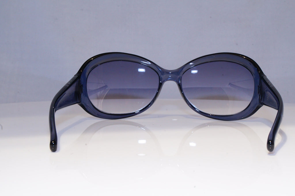 EMPORIO ARMANI Womens Diamante Designer Sunglasses Blue Oval EA 9061 P8QU2 19866