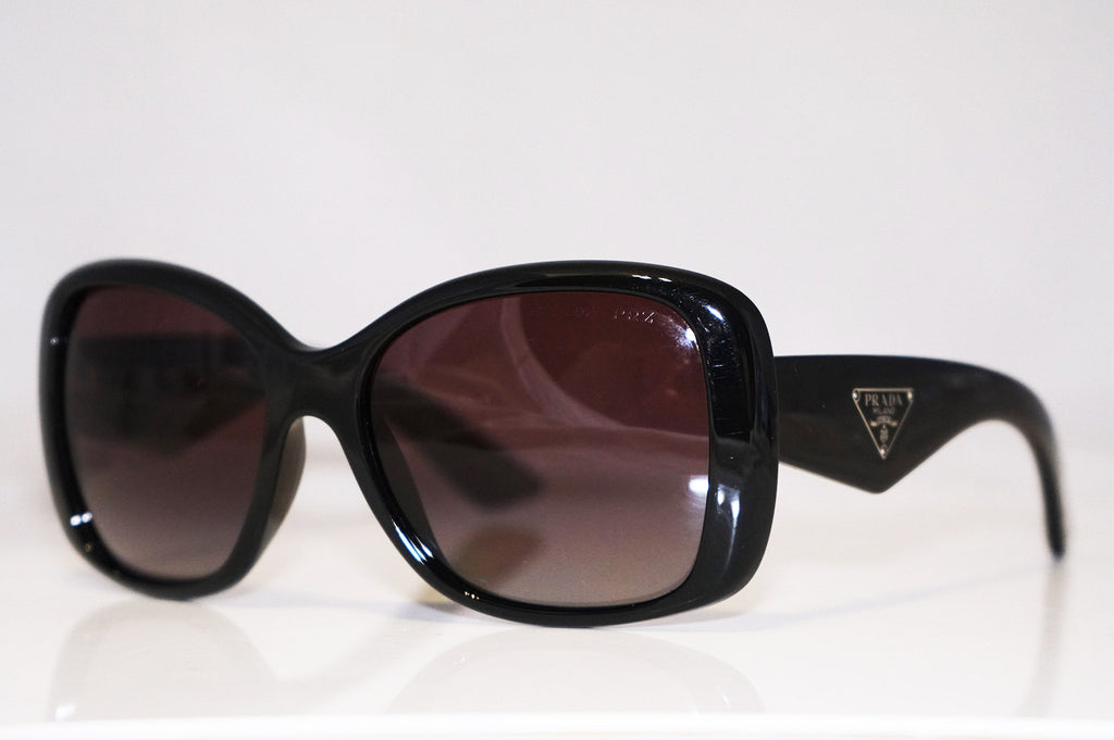 PRADA Womens Designer Polarized Sunglasses Black Square SPR 32P 1AB-5W1 15132