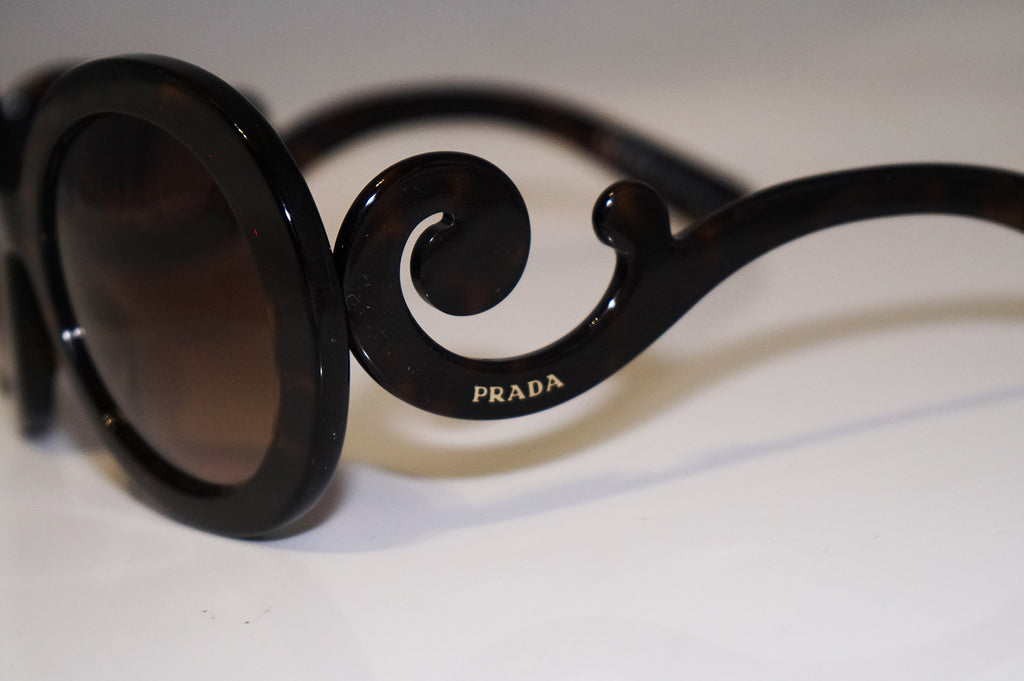 PRADA Boxed Womens Designer Sunglasses Brown Baroque Swirl SPR 27N 2AU-6S1 17017