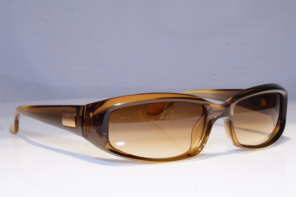 GUCCI Mens Designer Sunglasses Brown Rectangle GG 2454 T7V 19847