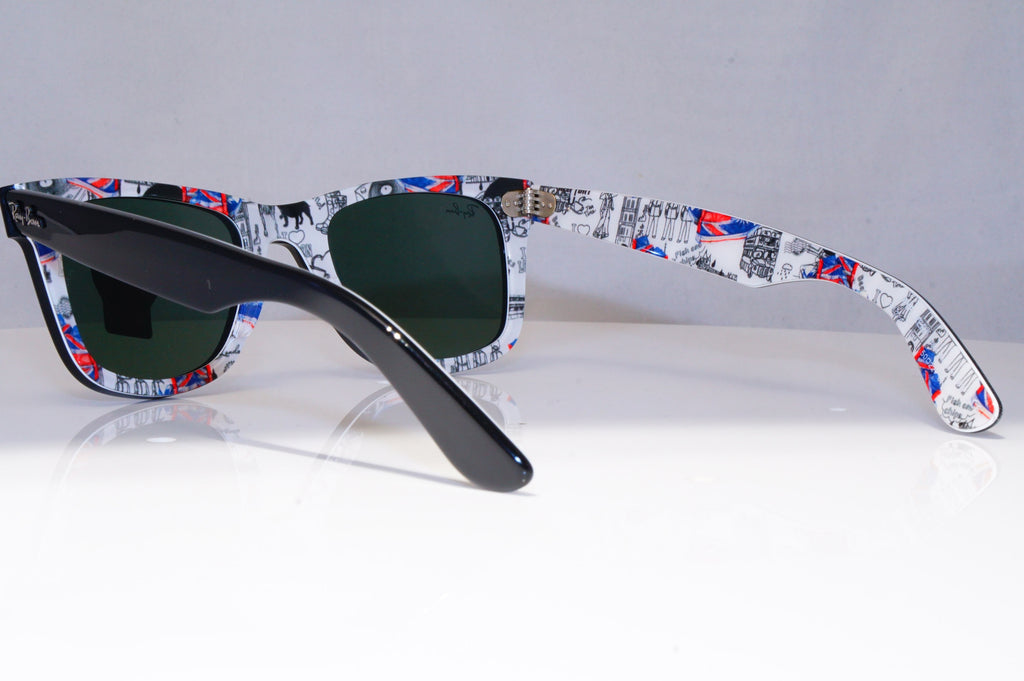 RAY-BAN Mens Womens Designer Sunglasses Black Wayfarer RB 2140 PRINTS 21241