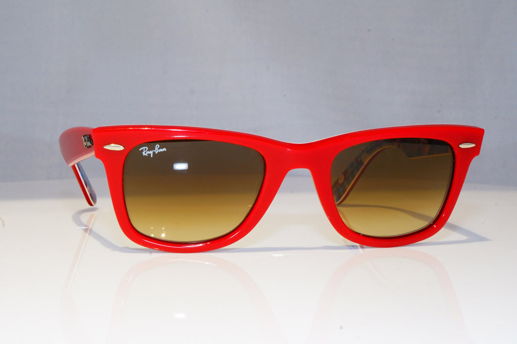 RAY-BAN Mens Designer Sunglasses Red Wayfarer RB 2140 1133/85 19187