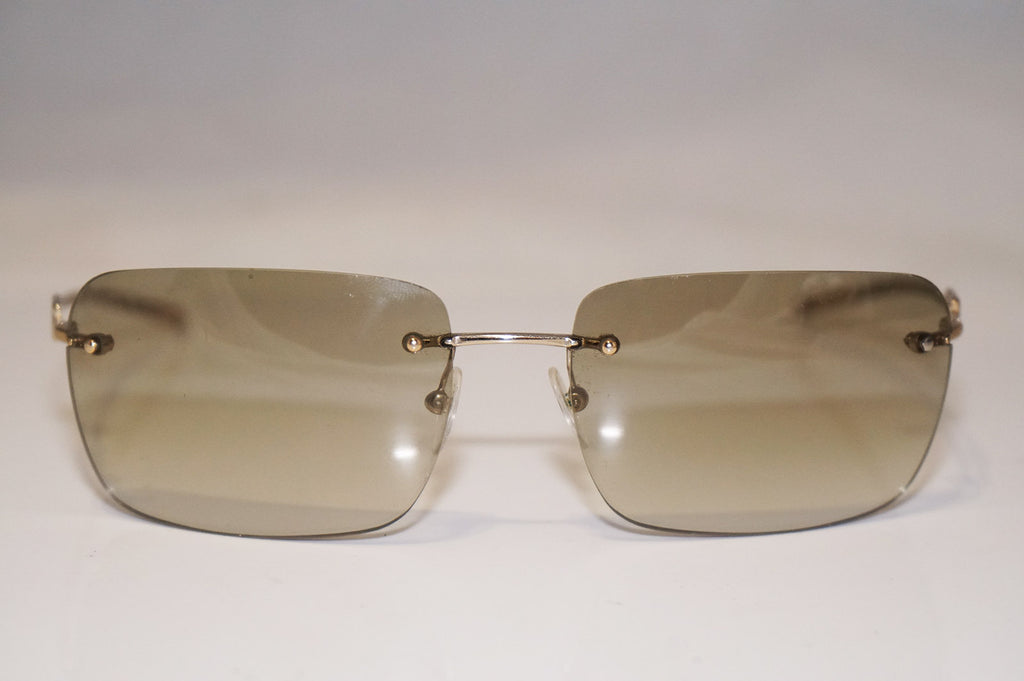 GUCCI Vintage Mens Designer Sunglasses Gold Square GG 1780 577 17013