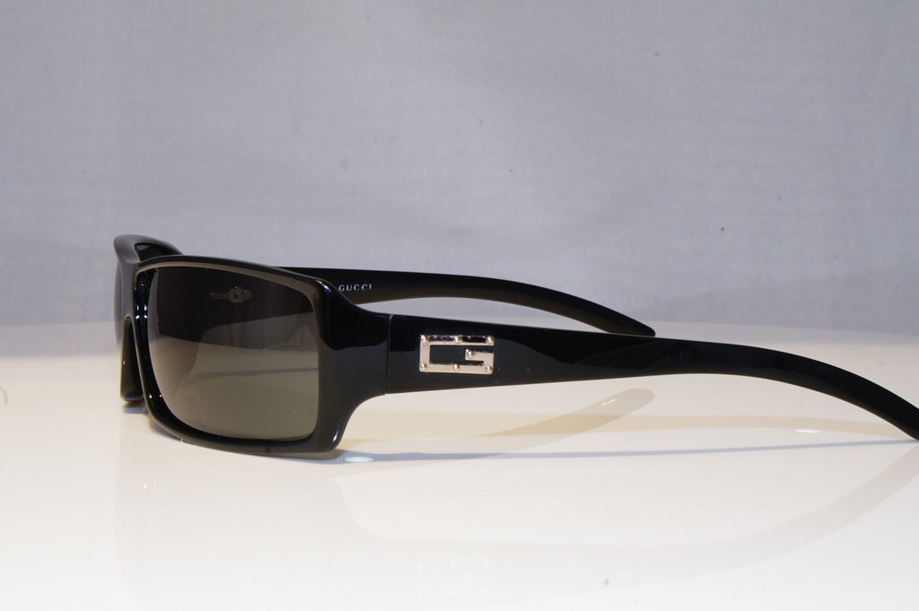 GUCCI Mens Vintage 1990 Designer Sunglasses Black Rectangle GG 2515 584 19066