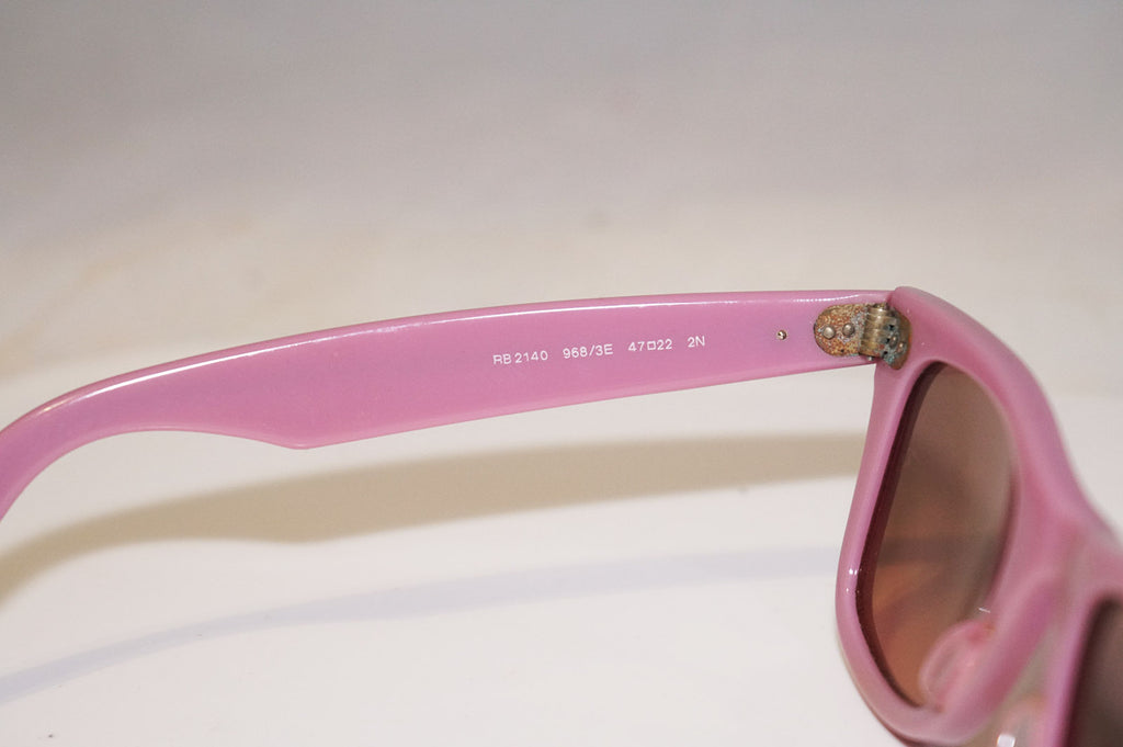 RAY-BAN Mens Womens Designer Sunglasses Pink Wayfarer RB 2140 968/3E 16997