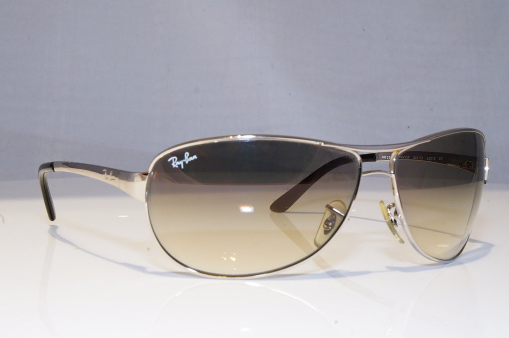 RAY-BAN Mens Designer Sunglasses Silver Wrap RB 3342 003/32 19069