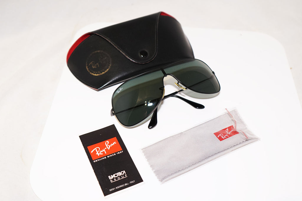 RAY-BAN Mens Designer Sunglasses Black Shield RB 3211 006/71 16655