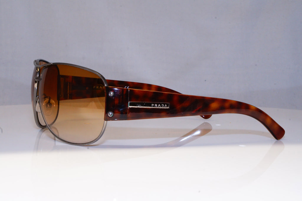 PRADA Mens Designer Sunglasses Brown Pilot SPR 52G 5AV-6S1 19051