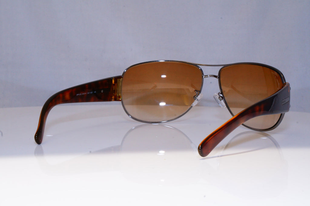 PRADA Mens Designer Sunglasses Brown Pilot SPR 52G 5AV-6S1 19051