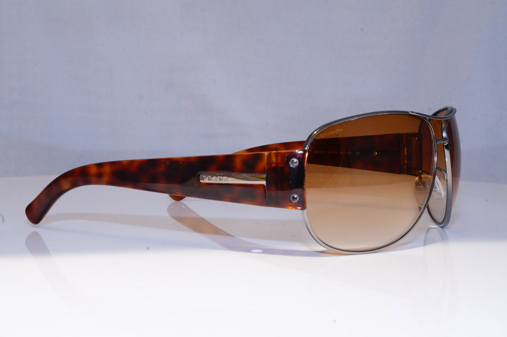 PRADA Mens Designer Sunglasses Brown Pilot SPR 52G 5AV-6S1 19051