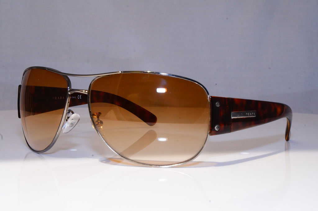 PRADA Mens Designer Sunglasses Brown Pilot SPR 52G 5AV-6S1 19051