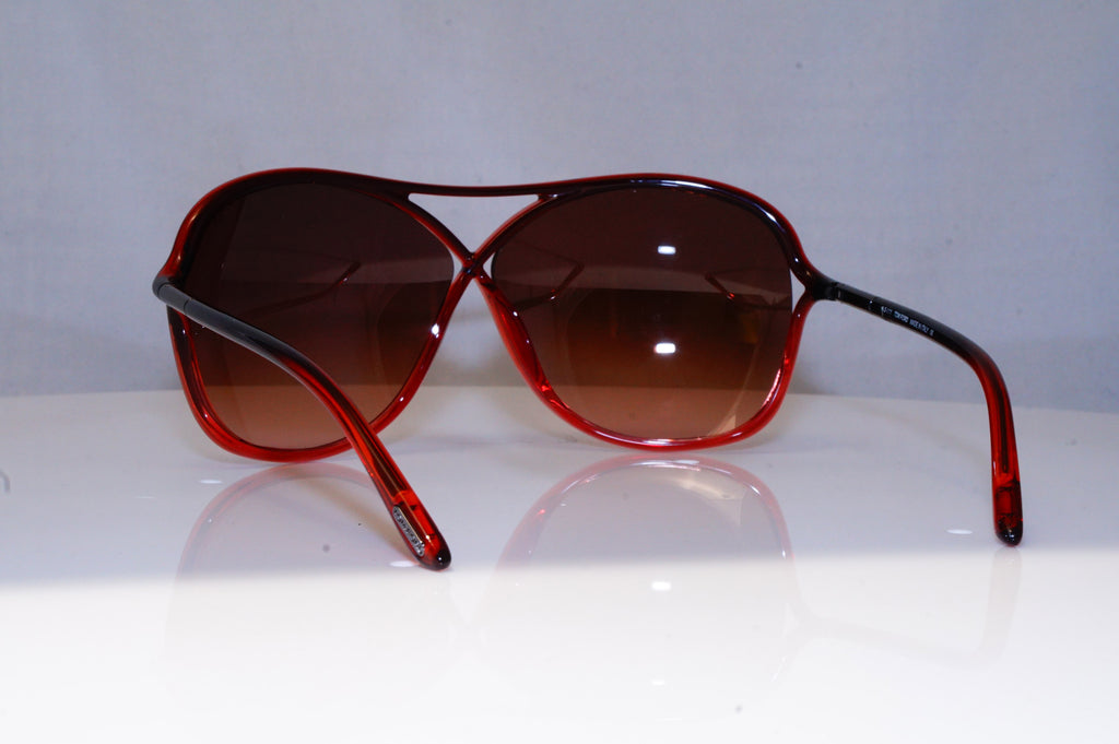 TOM FORD Womens Designer Sunglasses Burgundy Butterfly Vicky TF184 50F 19078