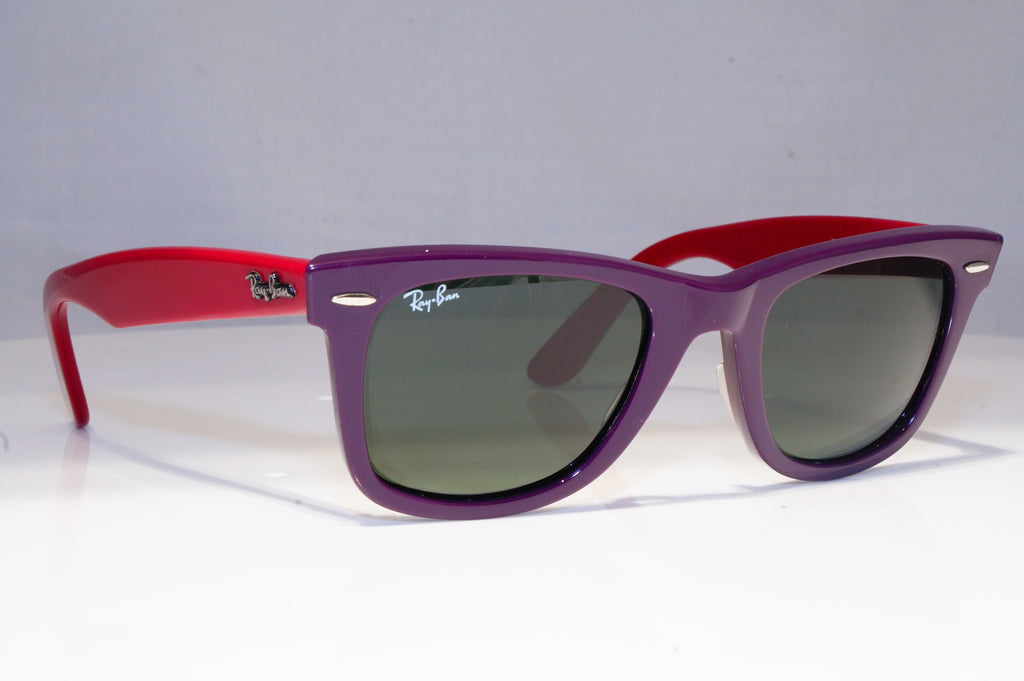 RAY-BAN Mens Womens Designer Sunglasses Purple Wayfarer RED RB 2140 966 20200