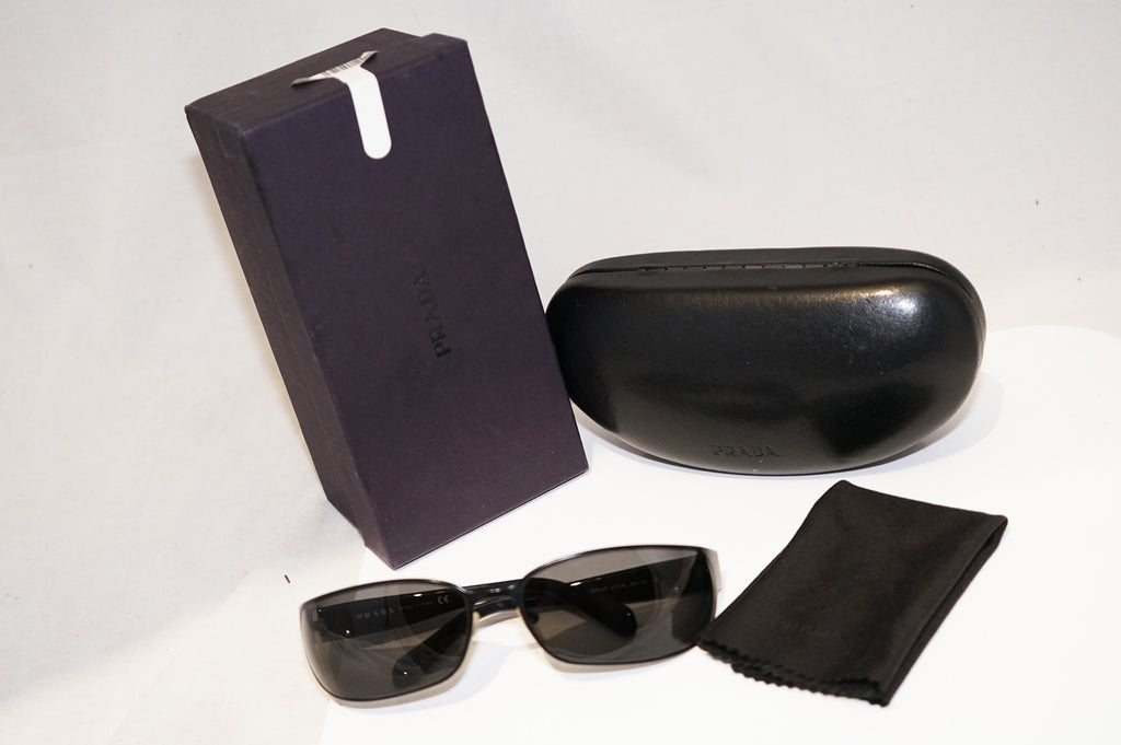 PRADA Mens Designer Sunglasses Black Wrap SPR 53F 1BO-1A1 13740