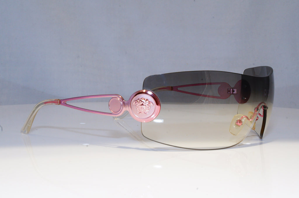 VERSACE Womens Designer Sunglasses Pink Shield SKI 2036 115/8G 19156