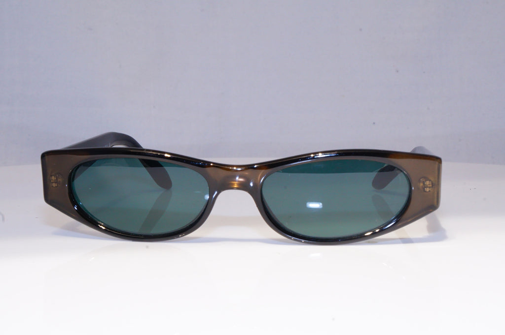 GUCCI Mens Womens Vintage Designer Sunglasses Green Rectangle GG 2424 7NR 20263