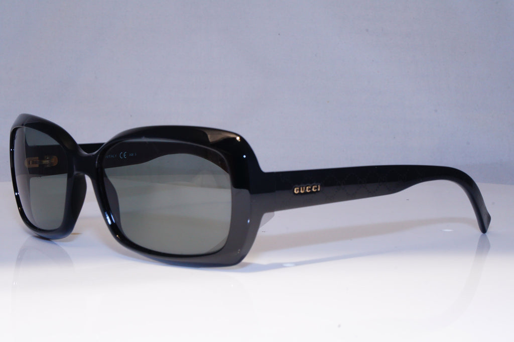 GUCCI Mens Designer Sunglasses Black Rectangle MONOGRAM GG 3206 D28BN 21456