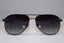 GUCCI 1990 Vintage Mens Designer Sunglasses Gold Wrap GG 2652 000U6 13597