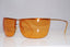 GUCCI 1990 Vintage Mens Designer Sunglasses Gold Wrap GG 2652 000U6 13597