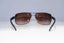 PRADA Mens Designer Sunglasses Brown Rectangle SPS 54I 5AV-6S1 20303