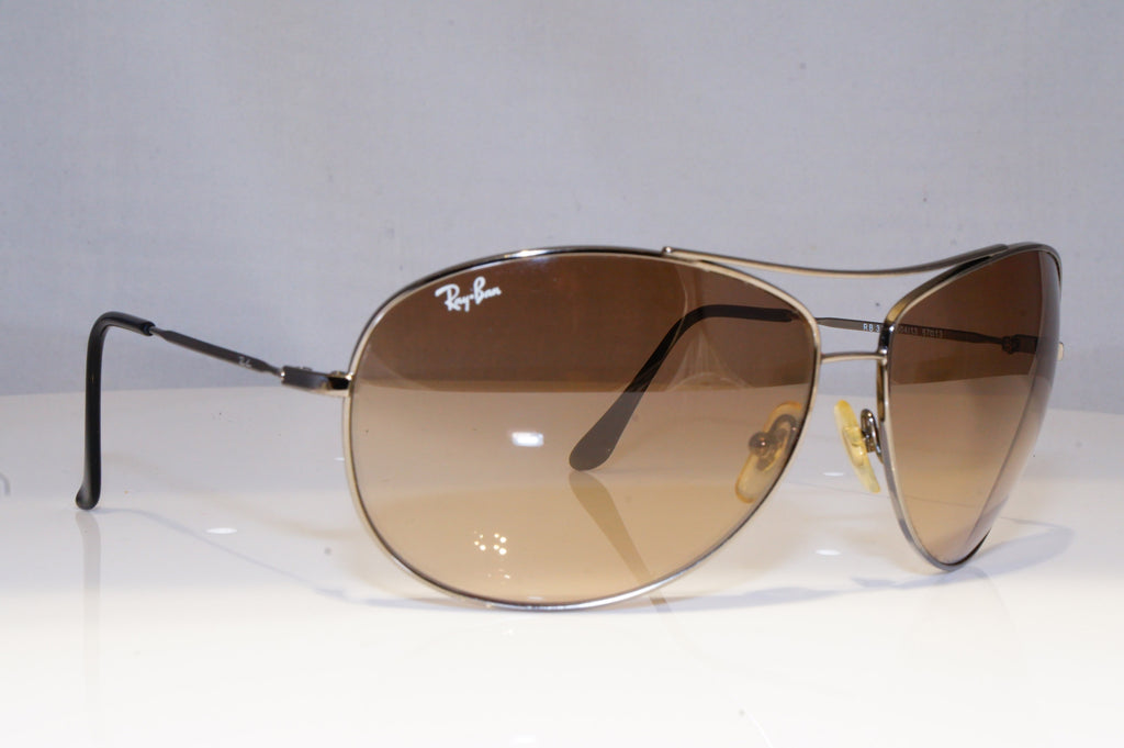 RAY-BAN Mens Designer Sunglasses Silver Pilot RB 3293 004/13 19121