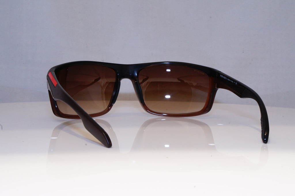 PRADA Mens Designer Sunglasses Brown Wrap SPS 01N GAJ-6S1 19128