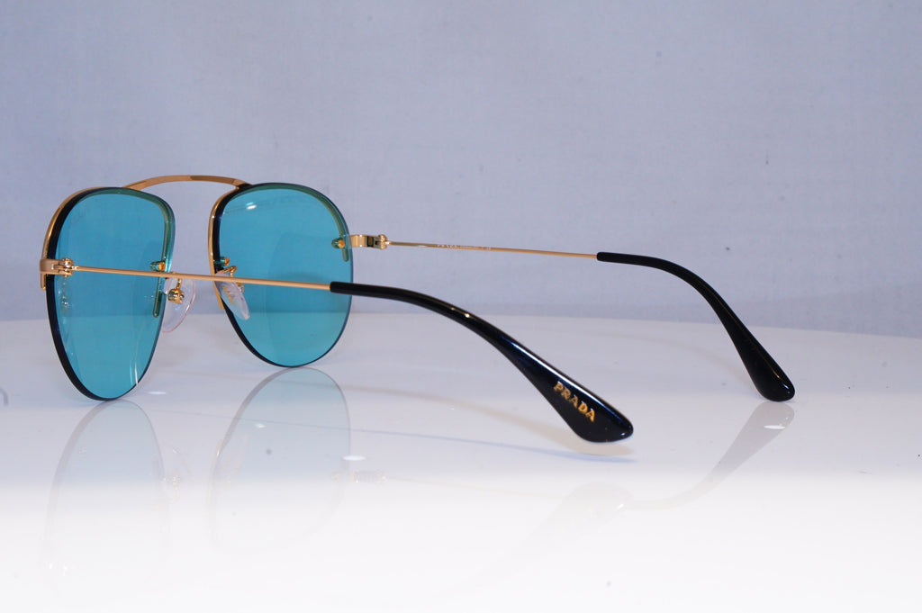 PRADA Mens Womens Designer Sunglasses Gold Pilot SPR 58O 5AK-085 19123