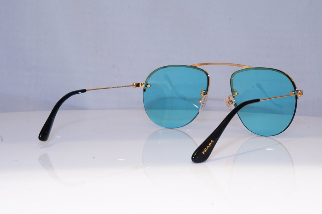 PRADA Mens Womens Designer Sunglasses Gold Pilot SPR 58O 5AK-085 19123