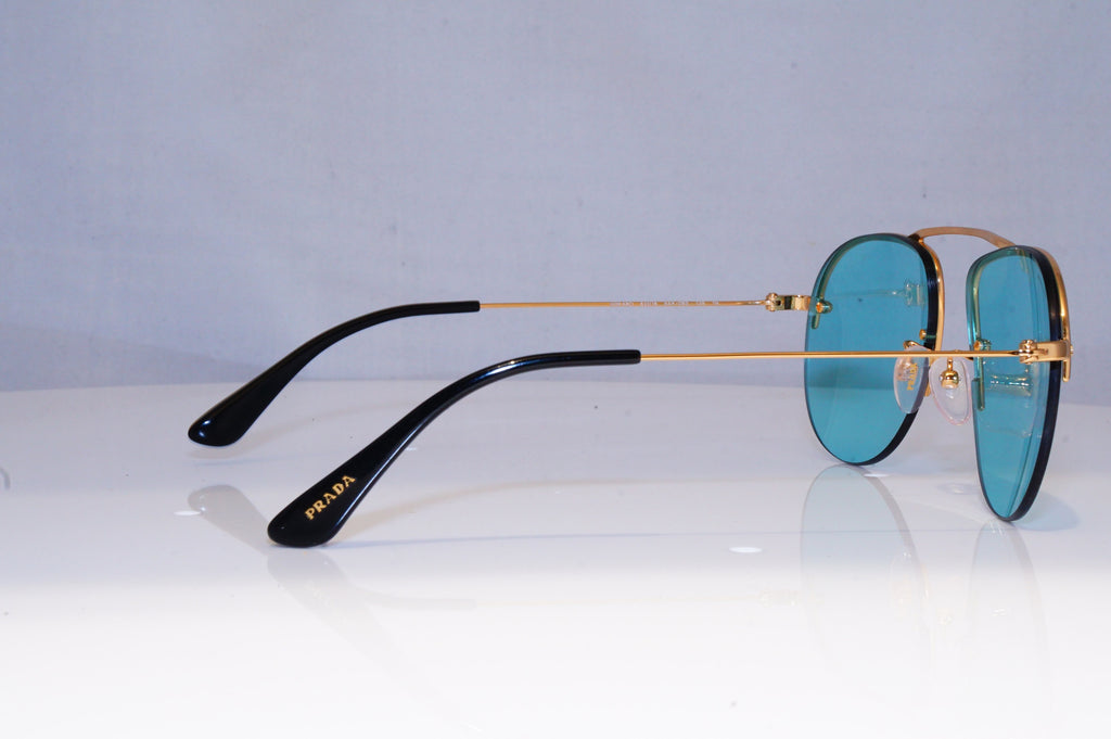 PRADA Mens Womens Designer Sunglasses Gold Pilot SPR 58O 5AK-085 19123