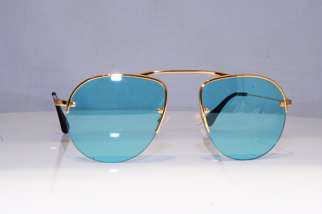 PRADA Mens Womens Designer Sunglasses Gold Pilot SPR 58O 5AK-085 19123