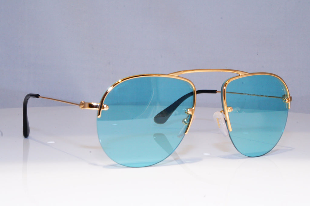 PRADA Mens Womens Designer Sunglasses Gold Pilot SPR 58O 5AK-085 19123