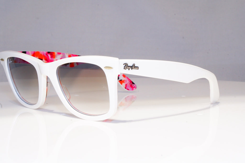 RAY-BAN Mens Womens Designer Sunglasses White Wayfarer PRINTS RB 2140 1022 20292