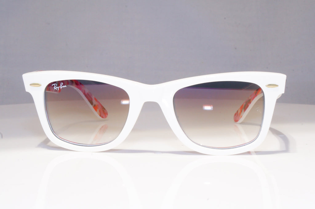 RAY-BAN Mens Womens Designer Sunglasses White Wayfarer PRINTS RB 2140 1022 20292