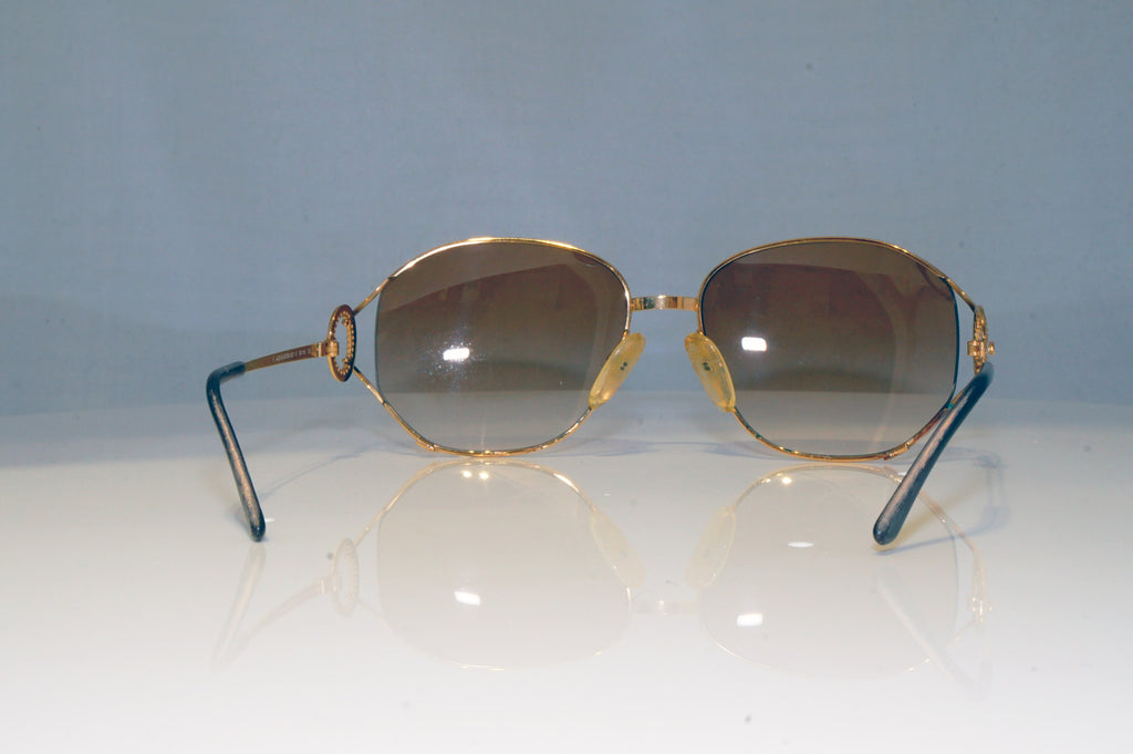 DIOR Mens Vintage Designer Sunglasses Golden Square 2670 41 17309