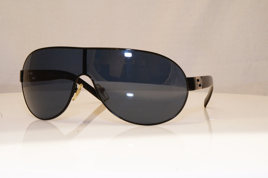 VERSACE Mens Designer Sunglasses Black Shield 2062 1009/87 18165