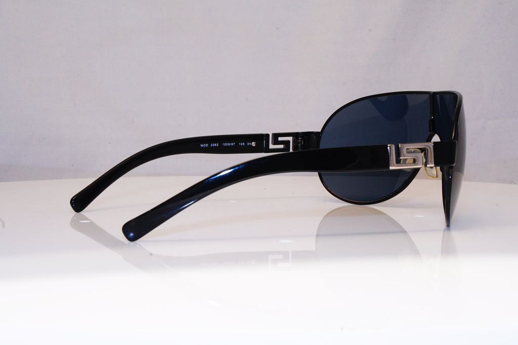 VERSACE Mens Designer Sunglasses Black Shield 2062 1009/87 18165