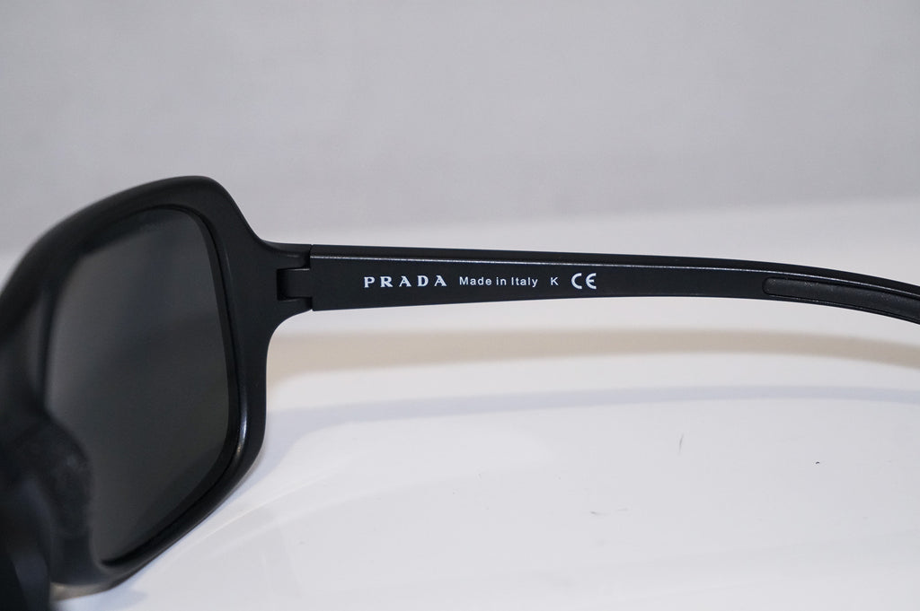 PRADA Mens Designer Sunglasses Black Square SPS 07L 1BO-1A1 14516