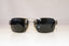 PRADA Mens Designer Sunglasses Black Rectangle SPR 66O 5AV-1A1 17154