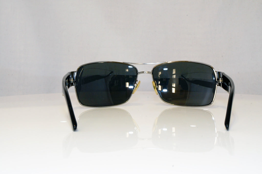 PRADA Mens Designer Sunglasses Black Rectangle SPR 66O 5AV-1A1 17154