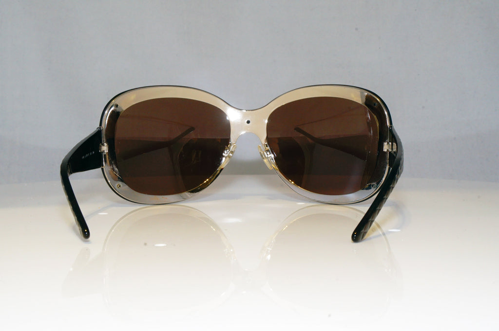 CHANEL Womens Oversized Designer Sunglasses Brown Shield 4165 378/73 17128